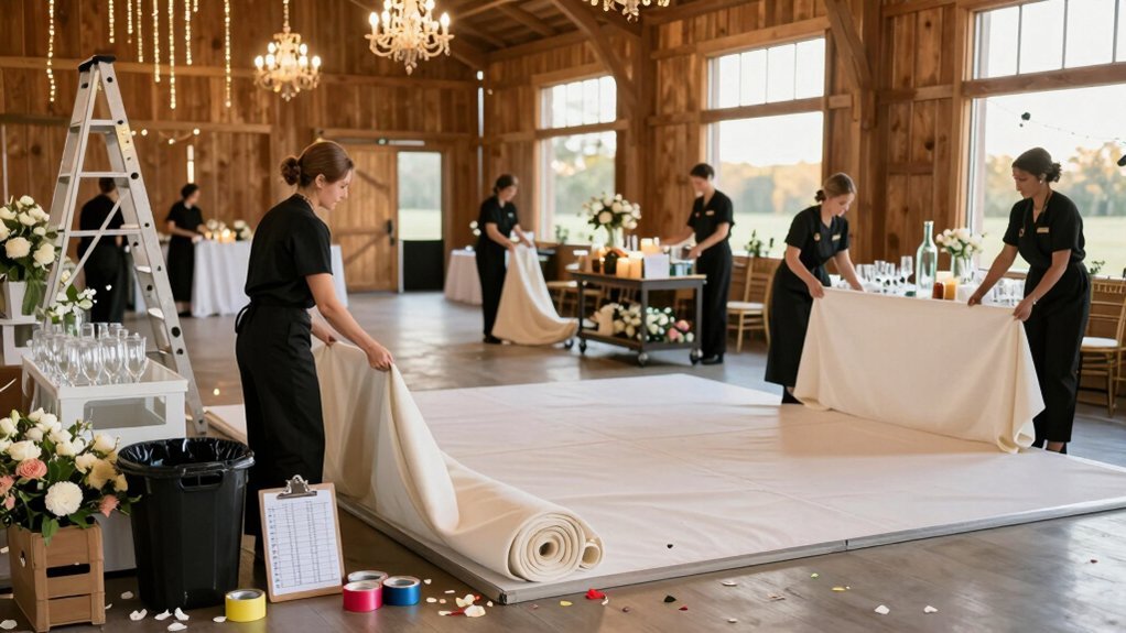 wedding cleanup service planning tips