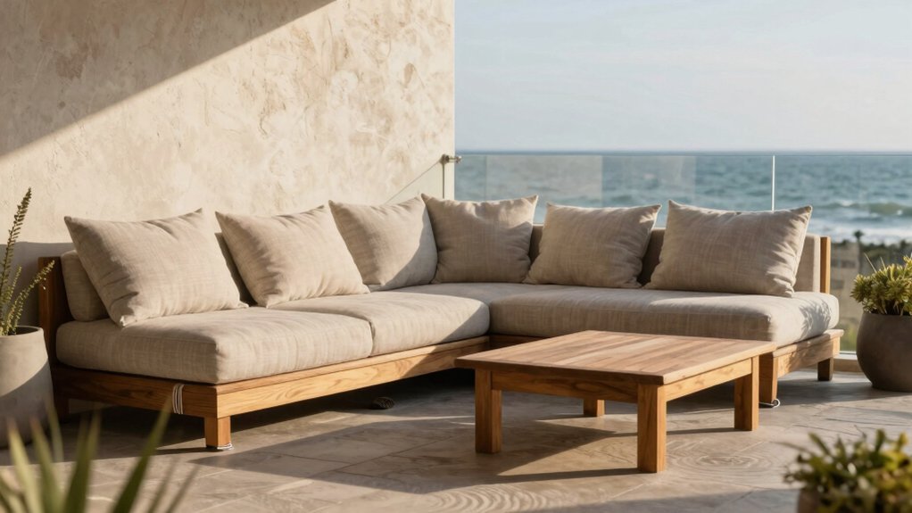 windbreak layout for cushions safety