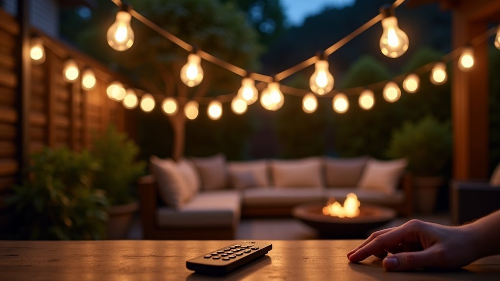 wireless remote controlled weatherproof stringlights
