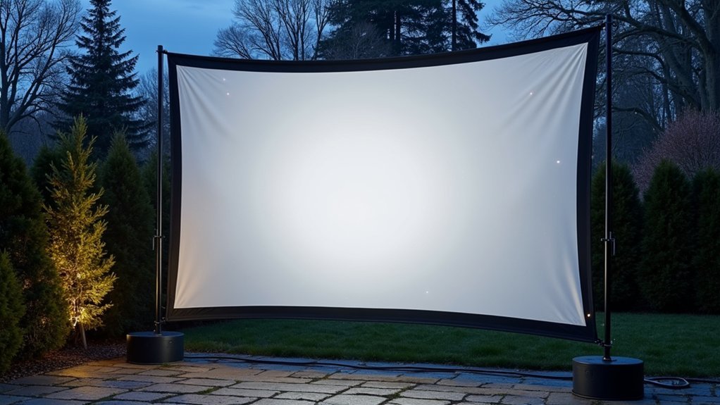 wrinkle free weather resistant stretch screen