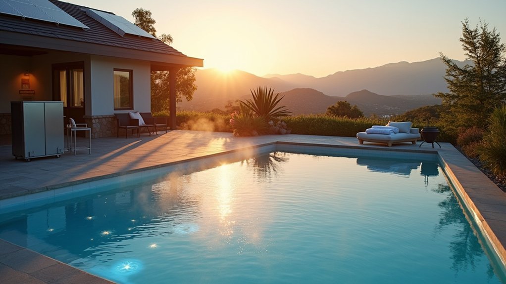 year round heated pool enjoyment