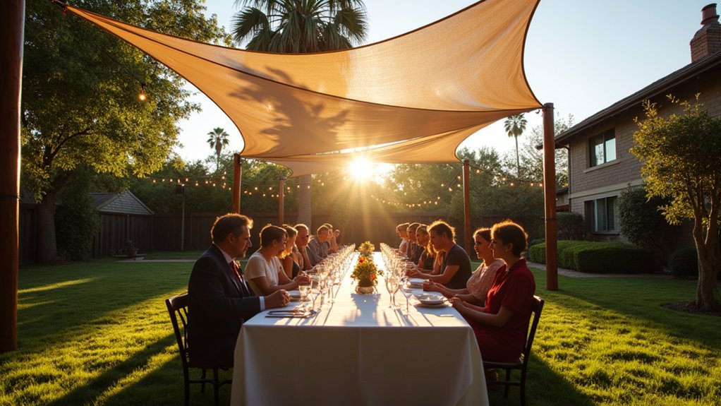 year round shaded entertainment zones