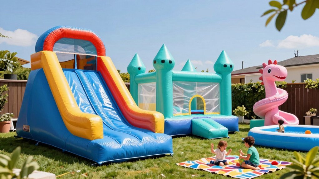 7 Best Inflatable Backyard Bounce Houses with Slides for Kids’ Parties in 2026