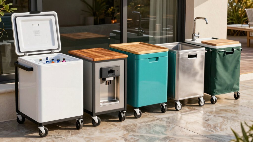 5 Best Rolling Cooler Carts That Double as Outdoor Serving Stations in 2026